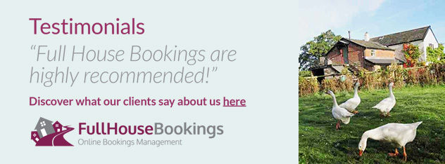 Testimonials - Full House Bookings are highly recommended!